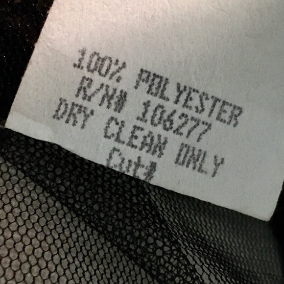 Hale Bob Sheer Black Button-Down Top - Picture 7 of 16